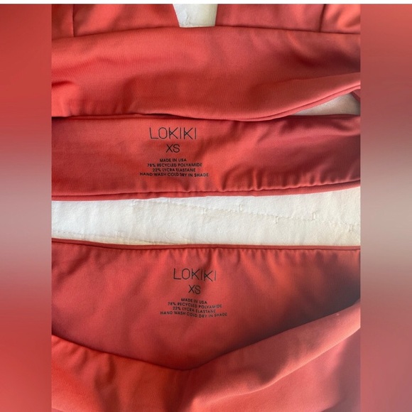 Lokiki Terracotta Swim Set Georgia Top Maya High Waist Bottom size XS $210 MSRP! - Picture 2 of 4